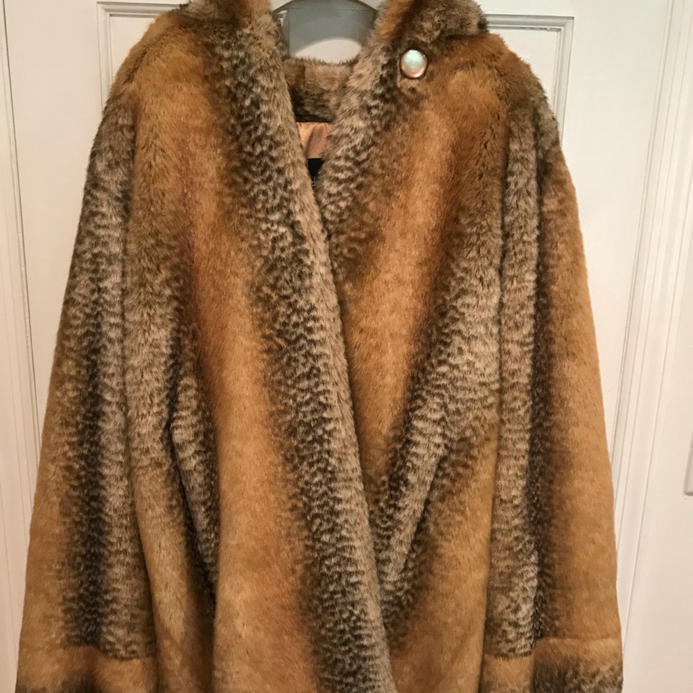 Dennis Basso Faux Fur Coat